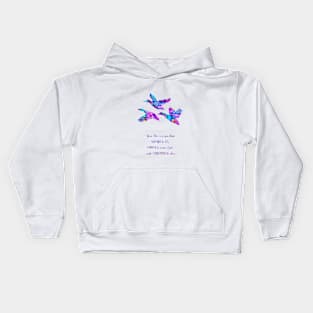 Flying ducks Kids Hoodie